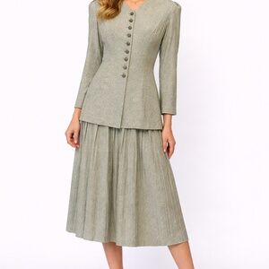 Vintage 40's two piece skirt set M Lady Carol of New York